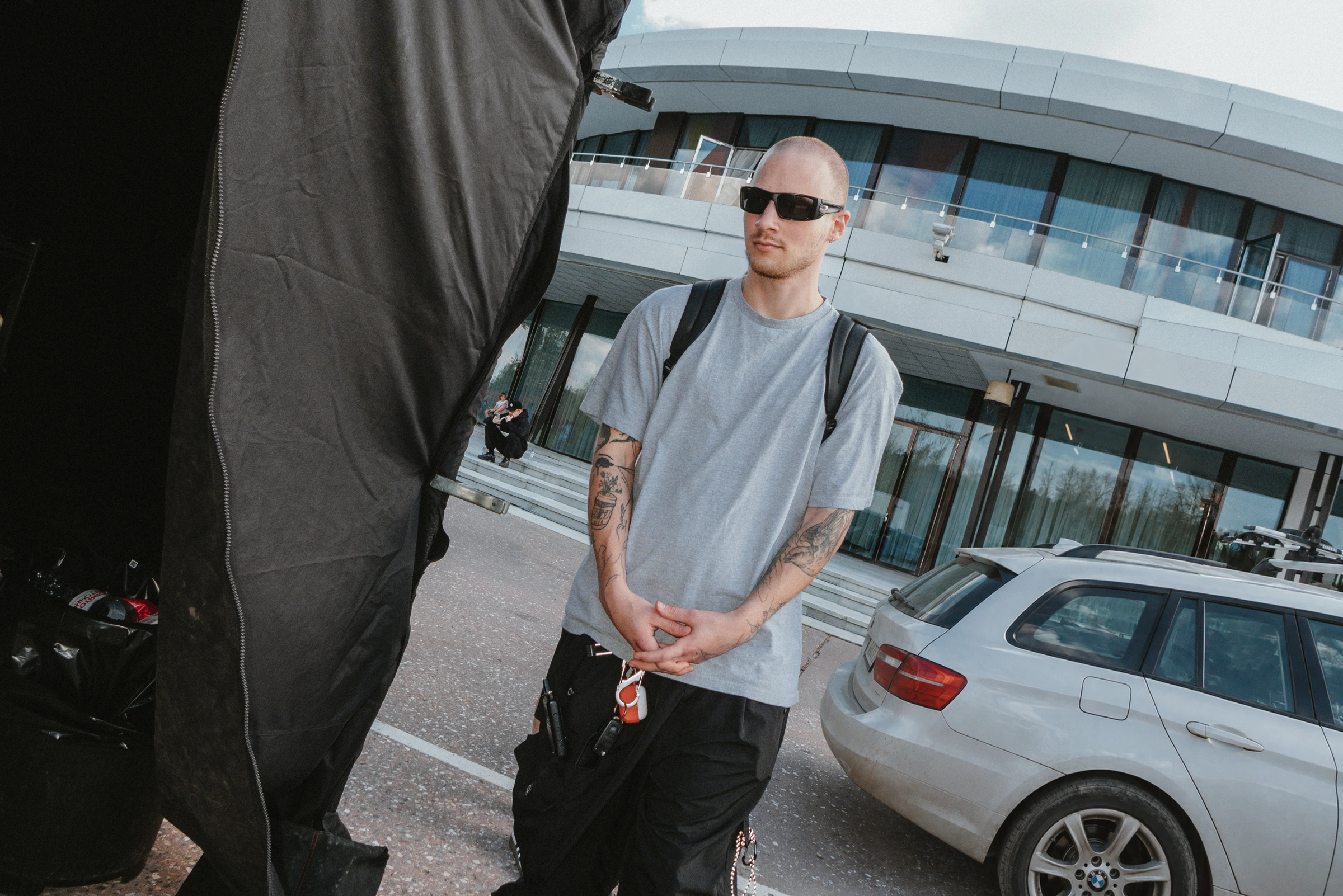 Fёdor Metelitsa на съёмочной площадке